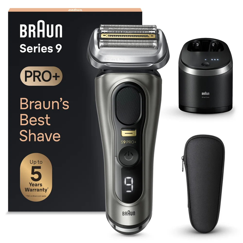 Braun Series 9 Pro+ 9565cc Elektrorasierer Wet & Dry mit Reinigungsstation Bild 1