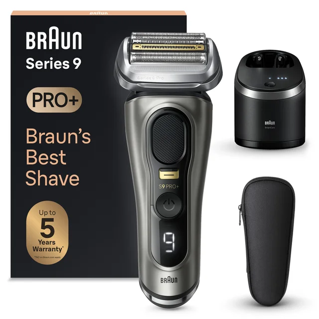 Braun Series 9 Pro+ 9565cc Elektrorasierer Wet & Dry mit Reinigungsstation