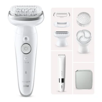 Braun Silk-épil 9 SES9-061 Epilierer mit Body Mini Trimmer BS1000