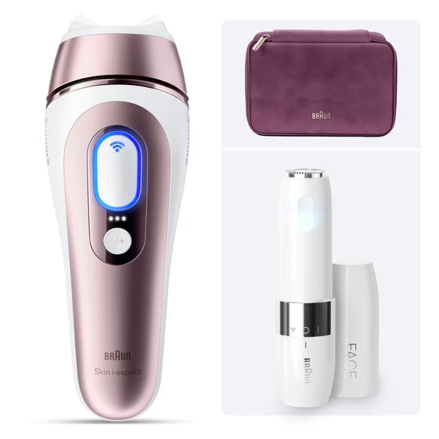 Braun Bundle: Skin i-expert Pro IPL PL7431 + Braun Face Mini Haarentferner FS1000