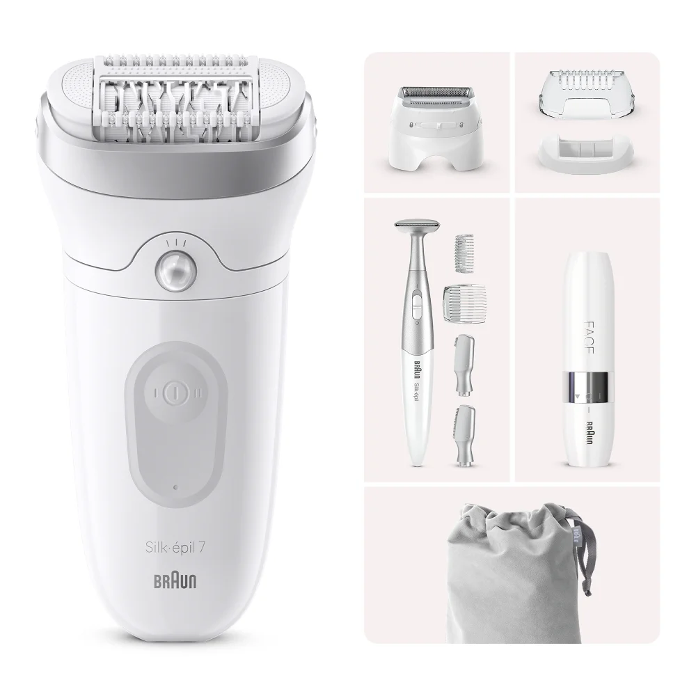 Braun Silk-épil 7 SE7-241 Epilierer mit Face Mini Haarentferner FS1000 Bild 1
