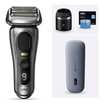 Braun Bundle: Rasierer Series 9 - 9575cc System wet&dry + Nachfüllkartuschen 2er-Pack