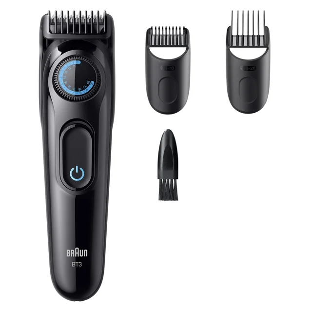 Braun Barttrimmer 3 BT3520 & King C. Gillette Bartshampoo 350 ml