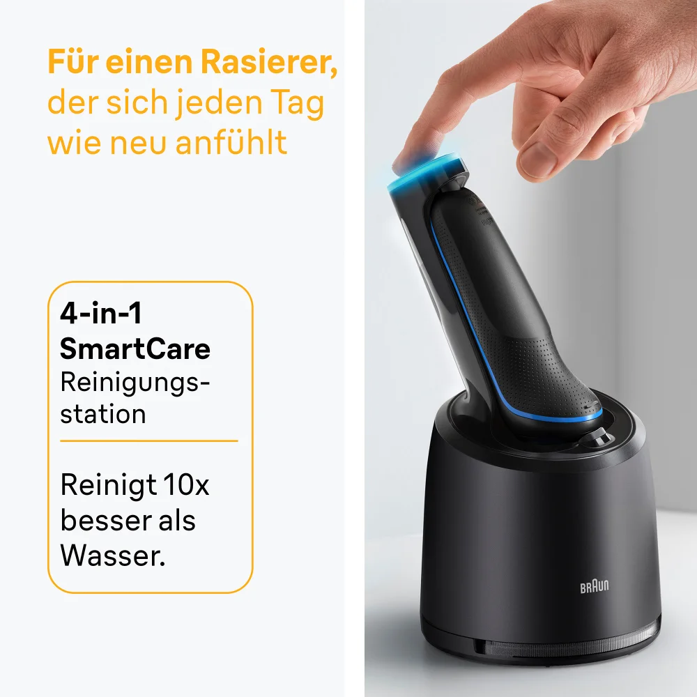 Braun Rasierer 52-B7650cc & Reinigungskartuschen 2er-Pack