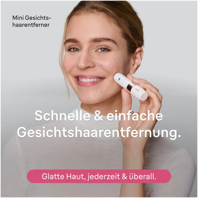 Braun Face Mini-Haarentferner FS1005 für Damen, Weiß