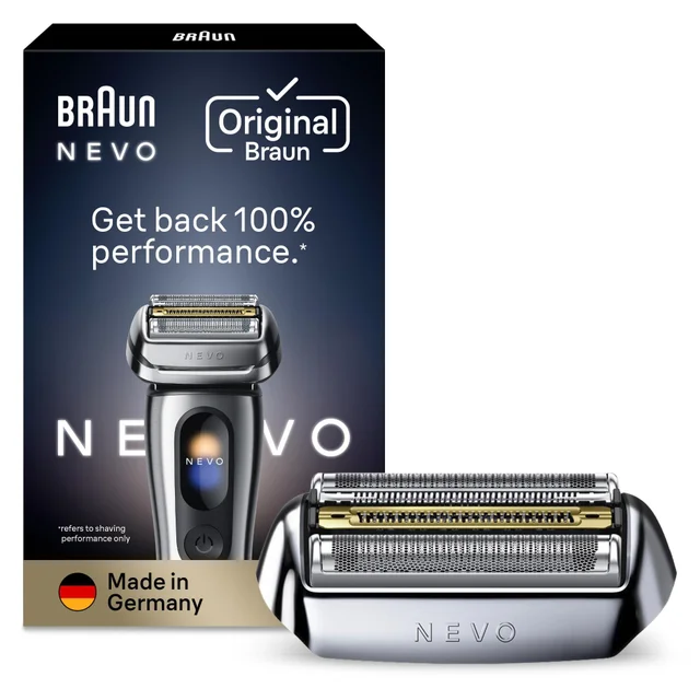 Braun NEVO Scherkopf Ersatzteil Silber