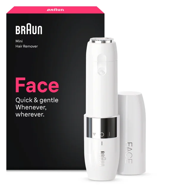 Braun Face Mini-Haarentferner FS1000 für Damen, Weiß
