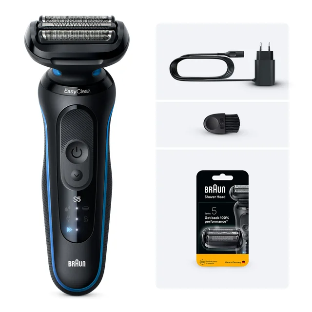 Braun Bundle: Rasierer Series 5 52-B1000s + Braun Scherkopf 54B