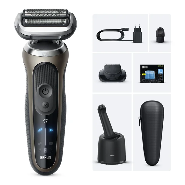 Braun Bundle: Rasierer Series 7 72-C7200cc + Braun Nachfüllkartuschen 8er-Pack