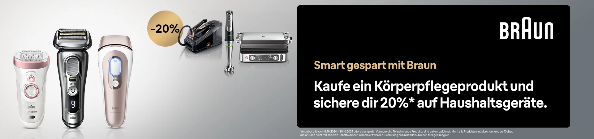 Smart gespart mit Braun