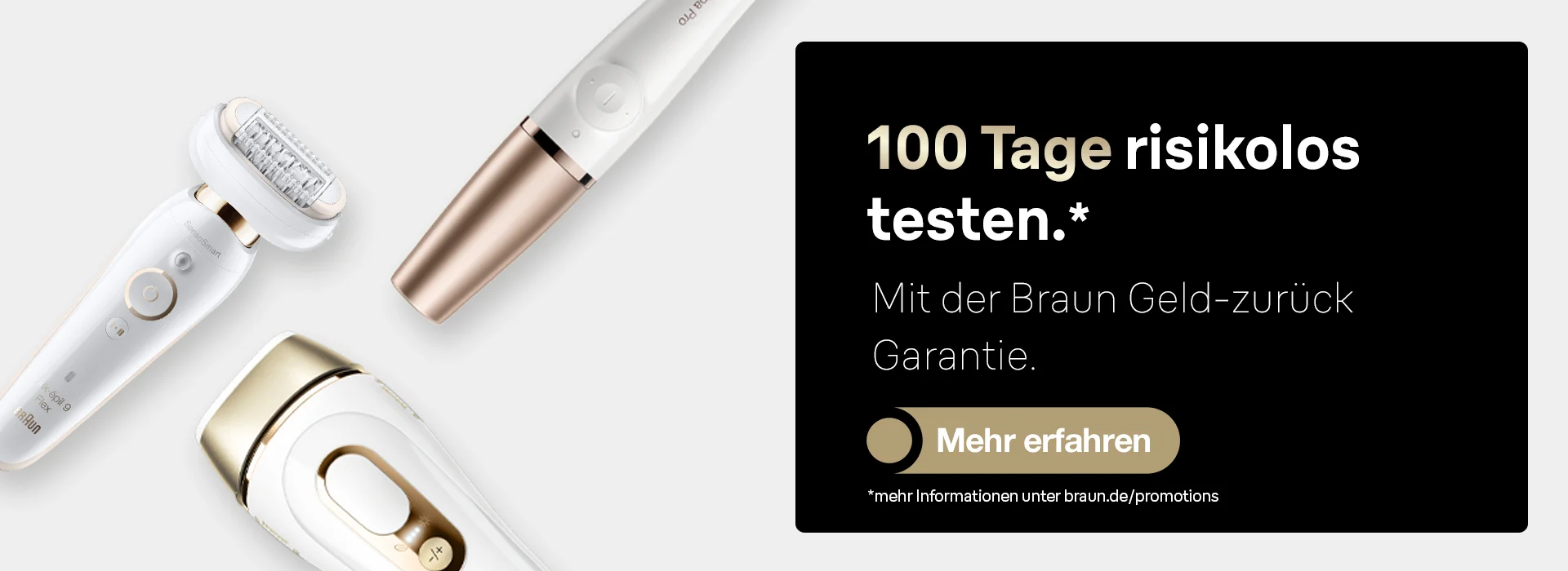 100 Tage Geld-zurück-Garantie