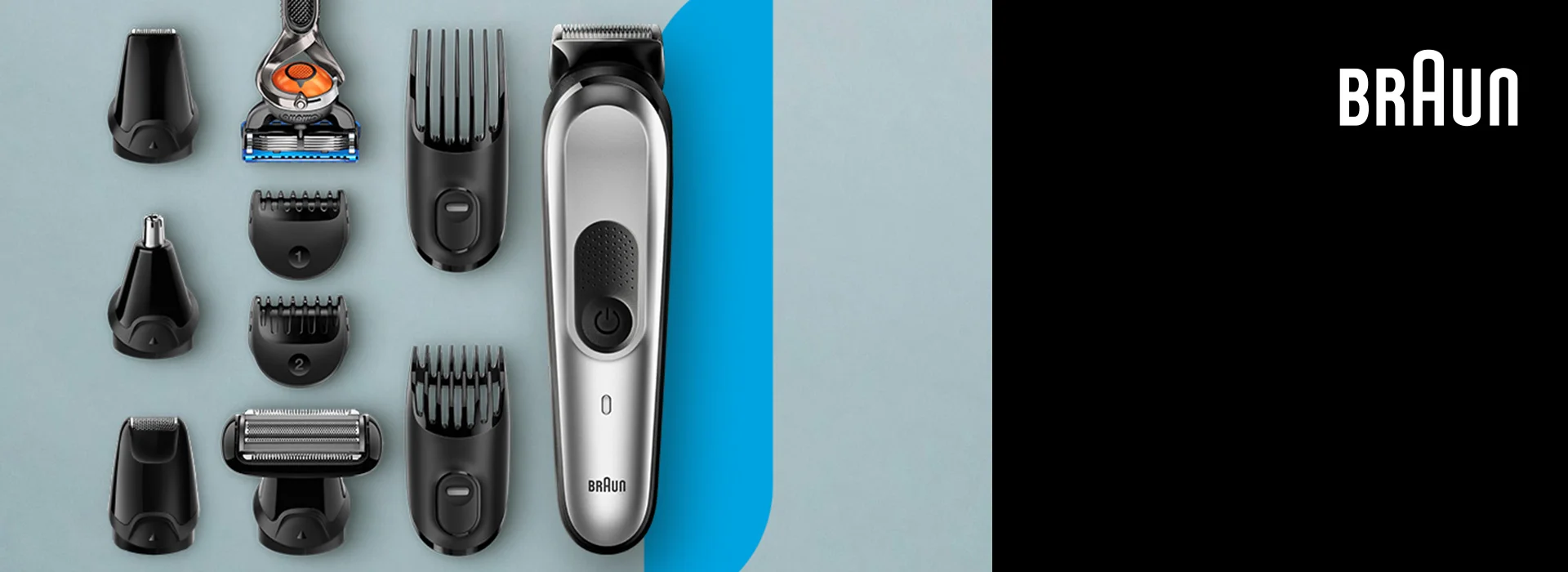 Imagine the barber style at home. Braun Trimmers.