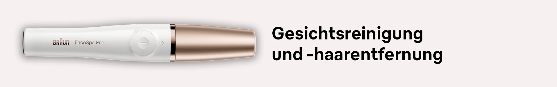 Bild zeigt den Braun FaceSpa Pro