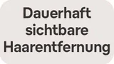 Dauerhaft sichtbare haarentfernung