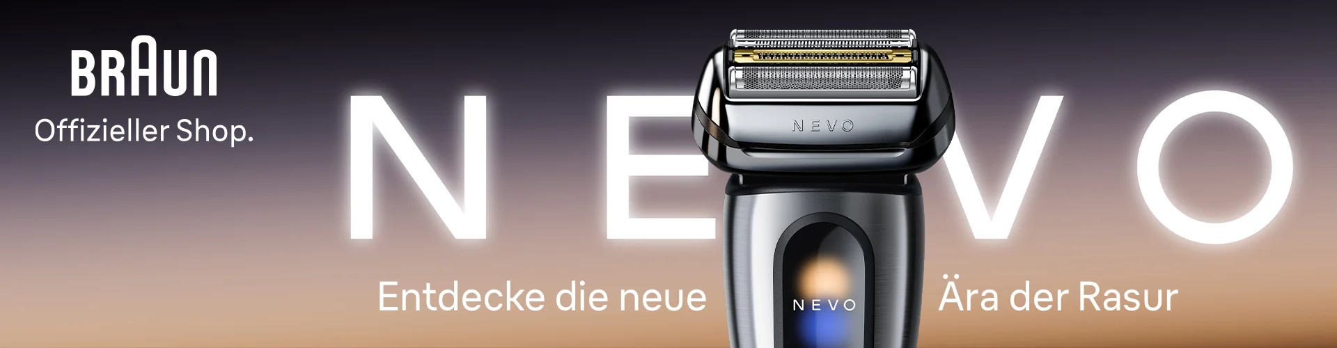 BRAUN. Offizieller Shop. NEVO. Entdecke die neue Ära der Rasur.