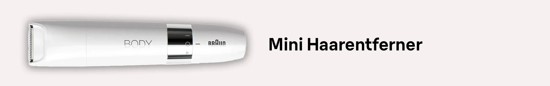 Bild zeigt den Mini-Haarentferner
