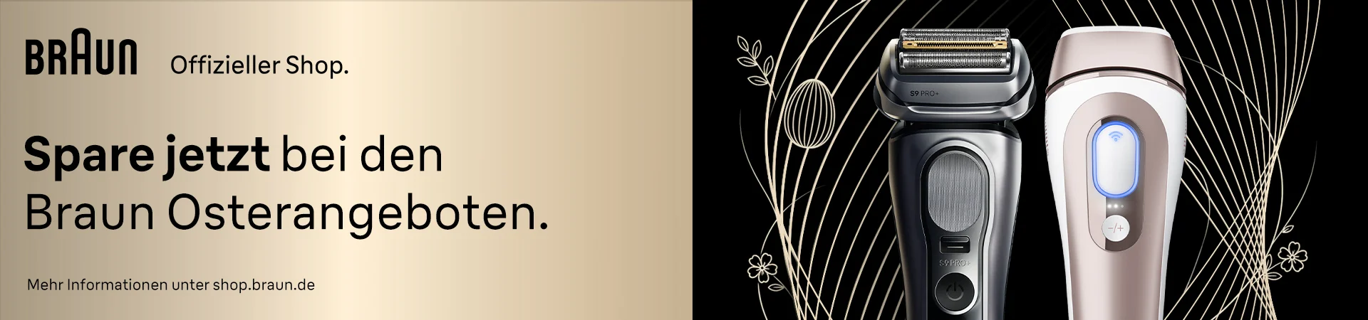 BRAUN Offizieller Shop. Spare jetzt bei den Braun Osterangeboten. Mehr Informationen unter shop.braun.de.