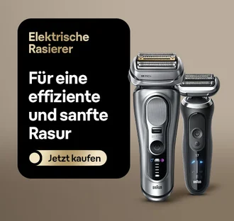 Elektrische Rasierer. Für eine effiziente und sanfte Rasur. Jetzt kaufen.