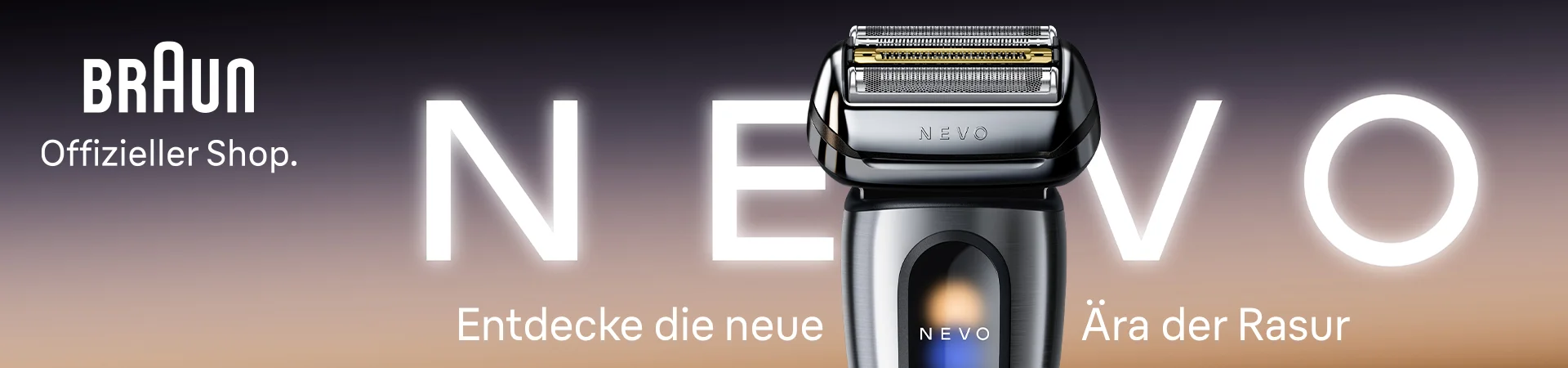 BRAUN. Offizieller Shop. NEVO. Entdecke die neue Ära der Rasur.