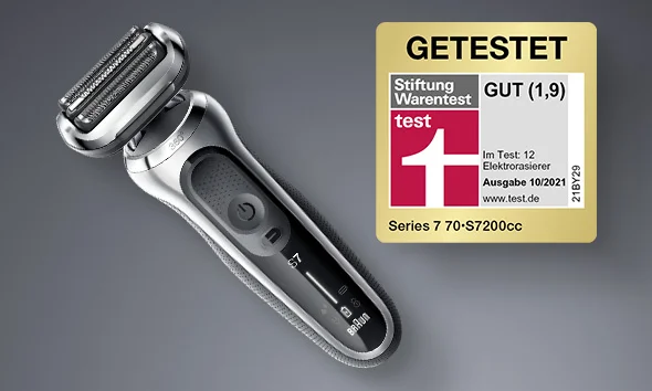 Überzeugend mit besonders gründlicher Rasur: Der Braun Series 7